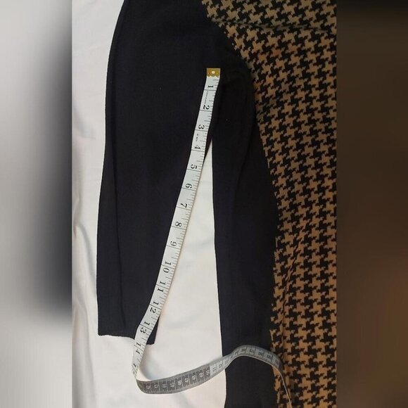 Gabby Skye Sweater Dress Houndstooth Preppy Academia Aesthetic Large - Picture 7 of 10